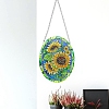 Sunflower DIY Diamond Painting Pendant Decoration Kits PW-WG8D935-01-3