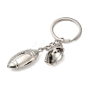 Alloy Sport Rugby Keychains KEYC-I119-05P-2