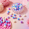 Opaque Acrylic Beads OACR-TAC0014-06B-5