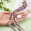 Yilisi 3Strands 3 Style Natural Amethyst Beads Strands G-YS0001-14-21