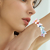 300Pcs Luminous Transparent Acrylic Beads LACR-PA0001-02-6