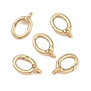 SHEGRACE Brass Spring Gate Rings XGRQ58246-764G-1