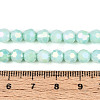 Anti-Tarnish Electroplate Glass Beads Strands X-EGLA-T021-6mm-15-11-4