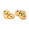 Ion Plating(IP) 304 Stainless Steel Connector Charms STAS-C081-04G-M-2