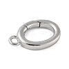 Brass Spring Gate Ring KK-L245-04P-01-2
