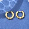 Ion Plating(IP) 304 Stainless Steel Huggie Hoop Earrings EJEW-F111-14mm-G-4