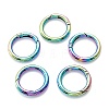 Zinc Alloy Ring Spring Gate Rings PALLOY-M194-01C-MC-1