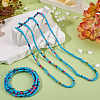Resin Beads Bracelets BJEW-TAC0080-01B-5