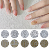 10 Rolls PET Lace Flower Nail Foils Floral Transfer Paper STIC-WH20010-16A-5
