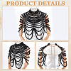 1Pc Plastic Imitation Pearl Bra Body Chain AJEW-GA0008-12A-3