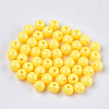 Opaque Plastic Beads X-KY-T005-6mm-605-1