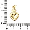 Brass Micro Pave Cubic Zirconia Pendants KK-P303-15A-G-3