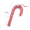 Christmas Cloth Stripe Candy Pendant Decorations PW-WG1E18D-03-1