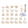 Wooden Cutouts Ornaments WOOD-TA0002-39-20