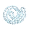 Baking Paint Transparent Glass Beads Strands GLAA-Q109-01A-01-2