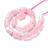 Natural Rose Quartz Beads Strands X-G-S345-8x11-014A-2