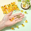 40Pcs 8 Styles Resin Duck Miniature Model AJEW-CJ0001-82-4