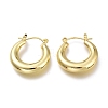 Brass Hoop Earrings EJEW-H104-21G-2