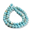 Assembled Synthetic Stone and Trochus Shell Beads Strands X-G-B128-08C-06-2