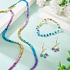 2 Strands Gradient Color Electroplated Synthetic Non-magnetic Hematite Beads Strands G-TA0002-86B-7