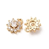Brass Micro Pave Cubic Zirconia Charms CU-K002-39G-C-2