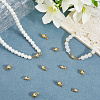 12Pcs 3 Style Round Brass Box Clasps KK-BBC0019-27-3