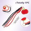 Polyester Pendant Keychains KEYC-TADJ0001-06E-2