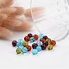 Mixed Color Round Glass Beads X-GR8mm-3