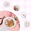 1 Bags DIY Keychain Kit DIY-GL0007-18-4