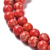 Synthetic Imperial Jasper Beads Strands G-I199-35-8mm-D-3