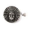 Luggage Leather Belt Alloy Craft Solid Screw Rivet DIY-WH0283-85AS-1