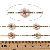 Handmade 304 Stainless Steel Beaded Chains CHS-L031-11G-03-2