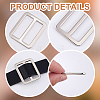 10Pcs Alloy Buckle Clasps FIND-BBC0002-42A-6