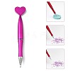 Heart ABS Plastic Nail Art Rhinestones Pickers Pens AJEW-C040-02A-1