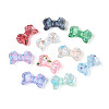 Transparent Spray Painted Acrylic Beads ACRP-T011-04M-2