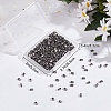 CREATCABIN 400Pcs 2-Hole Glass Seed Beads SEED-CN0001-08-7