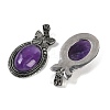 Natural Amethyst Pendants G-I370-09AS-07-2