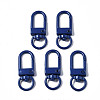 Spray Painted Eco-Friendly Alloy Swivel Snap Hooks Clasps PALLOY-T080-02B-NR-1