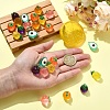 12Pcs 6 Styles Resin Pendants RESI-YW0006-10-5