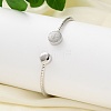 Clear Cubic Zirconia Open Cuff Bangle BJEW-G737-01P-03-1