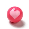 Two Tone Opaque Acrylic Beads SACR-K003-03B-1