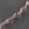 Glass Beads Strands GLAA-R026-8x4mm-M-3