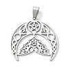 Non-Tarnish 201 Stainless Steel Pendants STAS-U003-14P-1