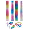 4Pcs Colorful Glitter Heat Transfer DIY-SZ0003-60-1