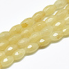 Natural Topaz Jade Beads Strands G-S357-A12-1