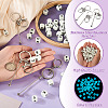 DIY Stainless Steel Beadable Keychain Making Kits KEYC-TA0001-63-5