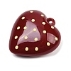 Opaque Acrylic Enamel Pendants OACR-B036-12A-2