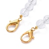 Transparent Acrylic Beads Chains Bag Handles AJEW-BA00040-03-3