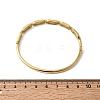 304 Stainless Steel Rhinestone Hinged Bangles for Women BJEW-B168-02A-G-5