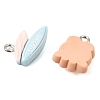 Summer Beach Resin Pendants RE-CBA814E-01-2
